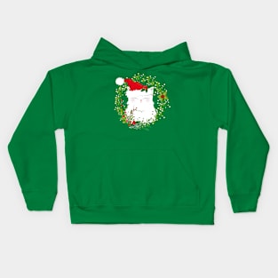 Christmas cat Kids Hoodie